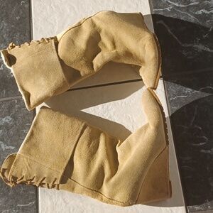 Colin Stuart Suede (Leather) Wedge Boots